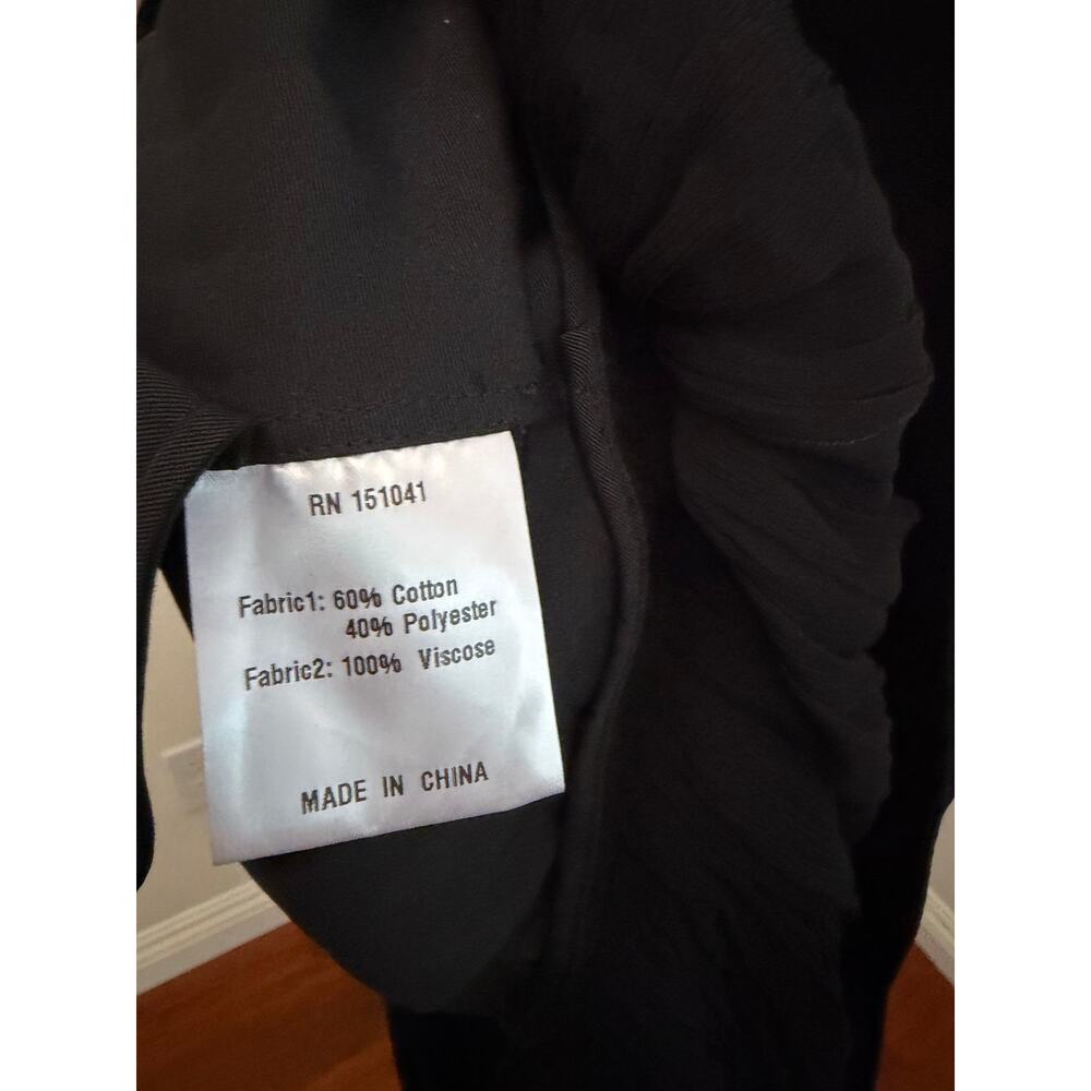 $297 New O.P.T black Elowen cotton dress sz M - Picture 11 of 11